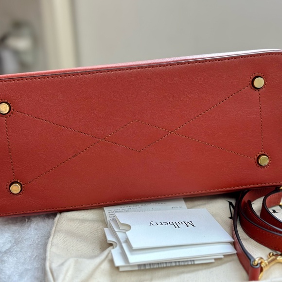 Mulberry small Seaton RUST silky calf - Picture 8 of 13